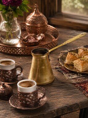Vintage Brass "Prizren" Cezve (Turkish Coffee Pot)